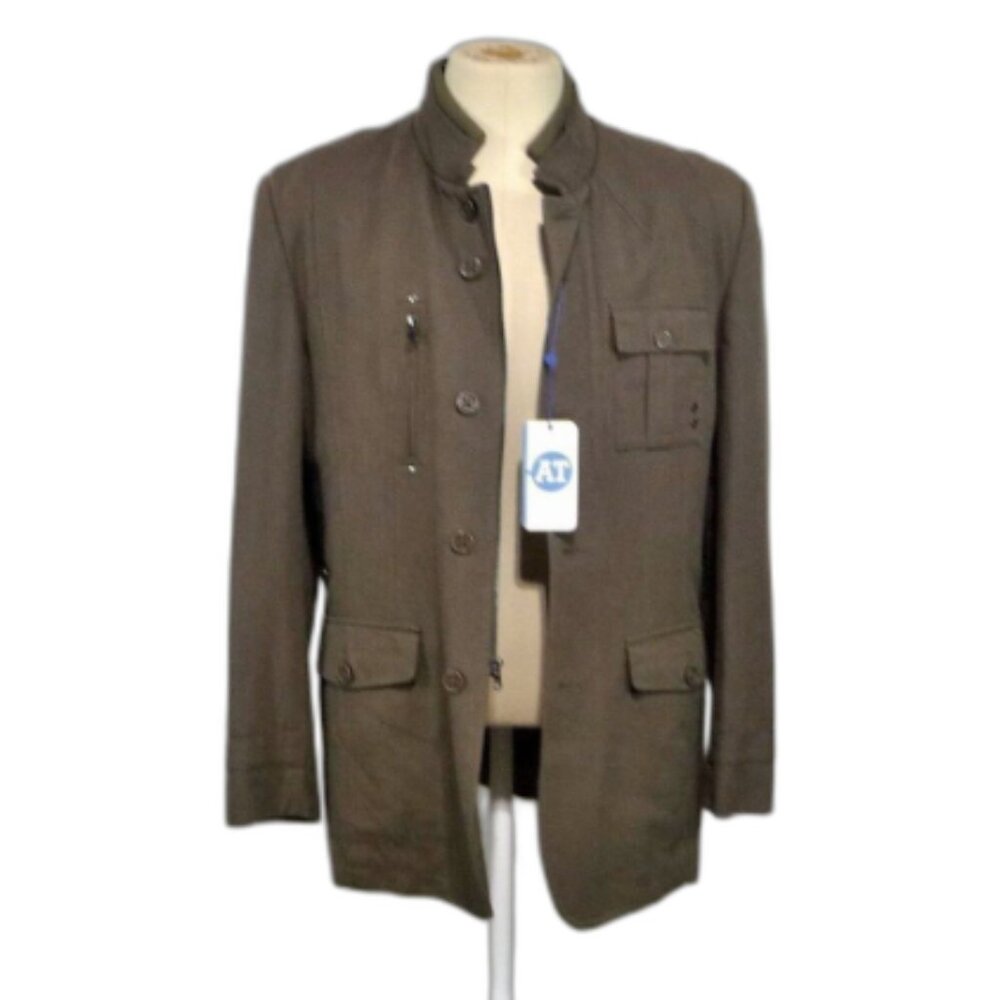 NWT UTILITY CARGO COAT LONG JACKET SIZE 40R